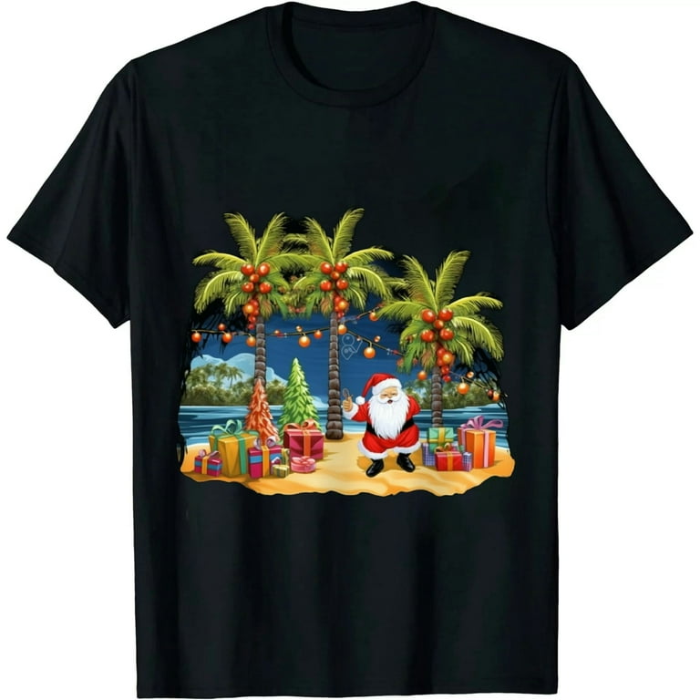 Christmas Palm Tree Tropical Xmas Coconut Lights Pajama Christmas Palm Tree Tropical Xmas Coconut Lights Pajama