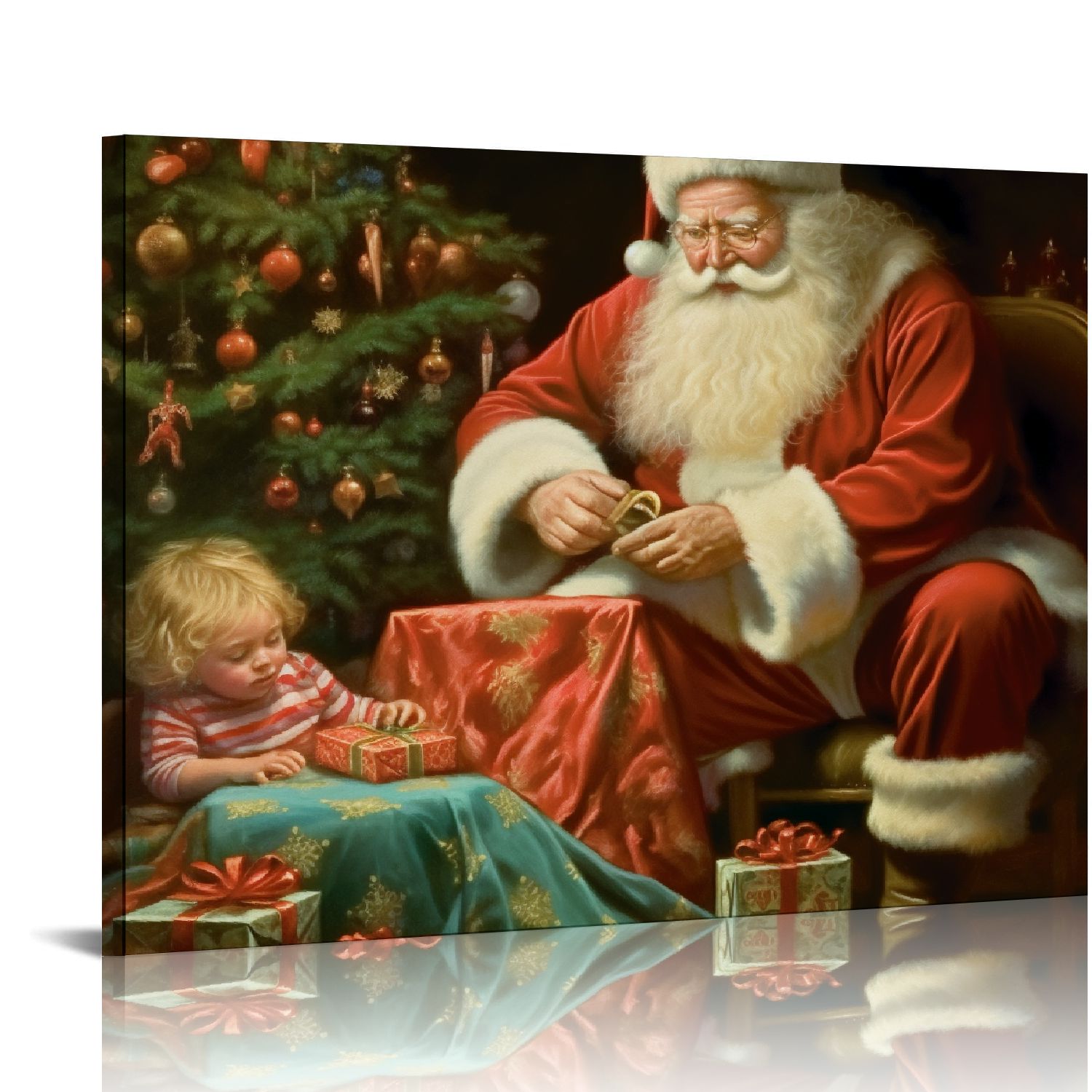 Standing Santa Claus Cookie Cutter - Intricate Jolly Old St. Nicholas Shape, Made Of Copper