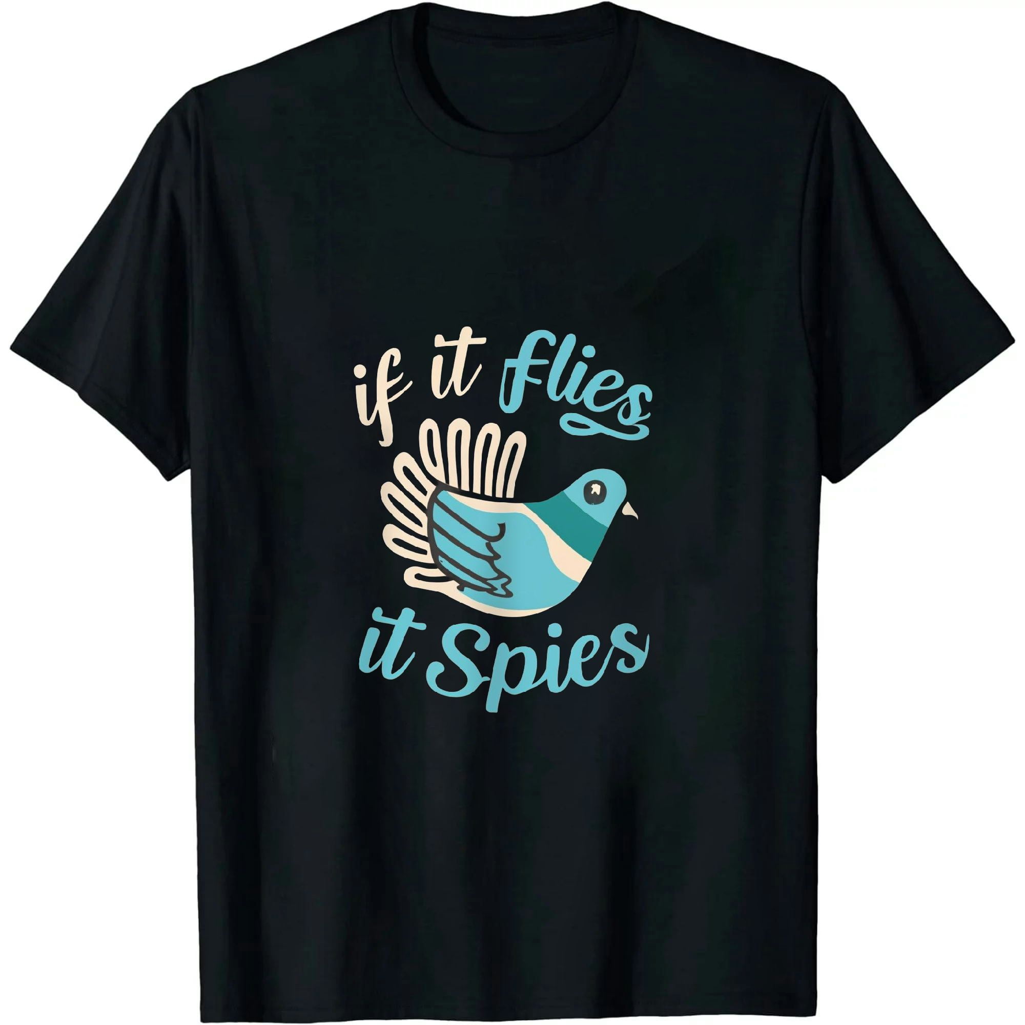 HOMICOZI Funny Birds Pun Pigeon T-Shirt Whimsical and Amusing