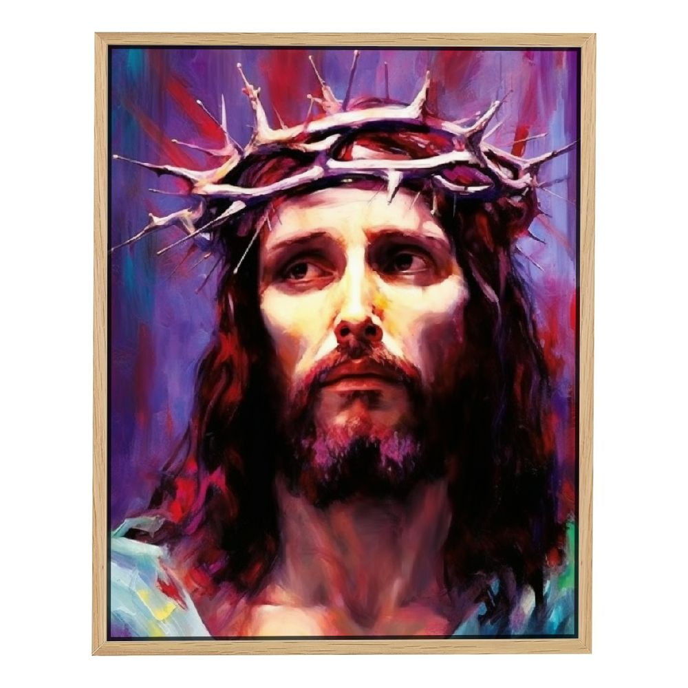 HOMICOZI Jesus Christ Wall Art Watercolor Christian Jesus Portrait