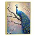 HOMICOZI Peacock Wall Art Beautiful Elegant Peacock Pictures Canvas