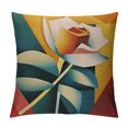 thumbnail image 2 of Gold Botanical Outdoor Pillow Covers – Waterproof 16x16 Inch, For Patio, Garden & Sofa 2 of 13