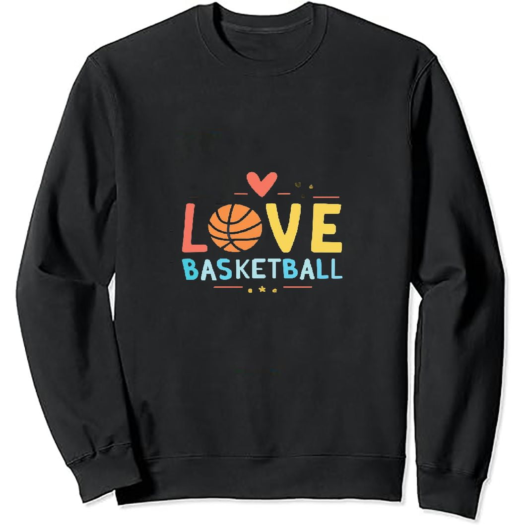 HOMICOZI Tstars Love Basketball Hoodies Sweatshirt Gifts for Player Fan