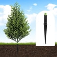 thumbnail image 1 of HOMKYO Artificial Mini Cedar Tree with Ground Spike, Faux Greenery Decor for Garden, Porch & Patio, 1 of 7