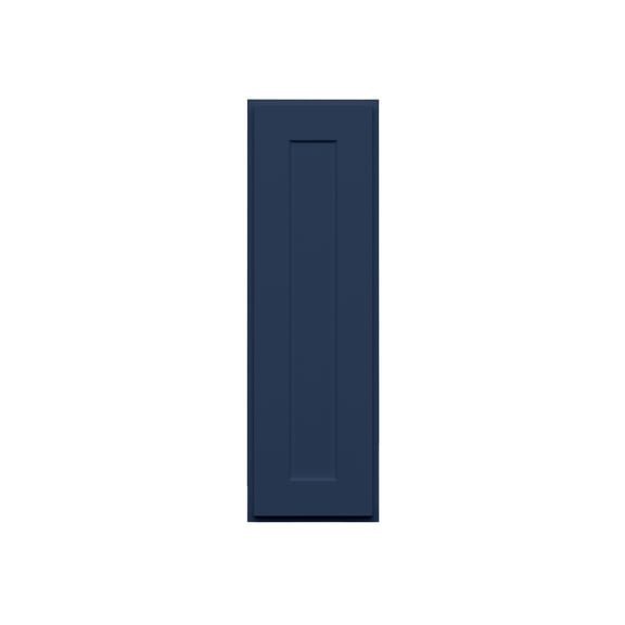 HOMLUX 09-in W x 12-in D x 30-in H in Shaker Navy Plywood Ready to Assemble Wall Kitchen Cabinet