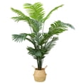 thumbnail image 1 of HOMLUX  6ft Artificial Palm Tree with Woven Seagrass Plant Basket, 1 of 4