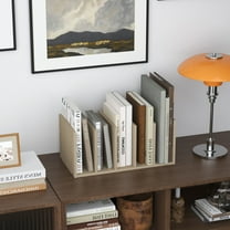 HOMLUX Desk Organizer Office Shelf with Compartment Stores for Bedroom Kitchen, Black