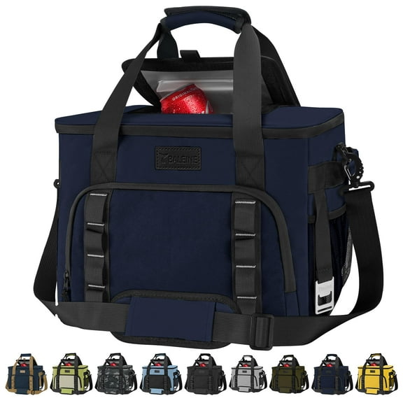 HOMLUX 18" x 12" x 13" Extra Large Soft Cooler Bag, 60 Cans Volume for Beach, Camping, Kayaking, Travel