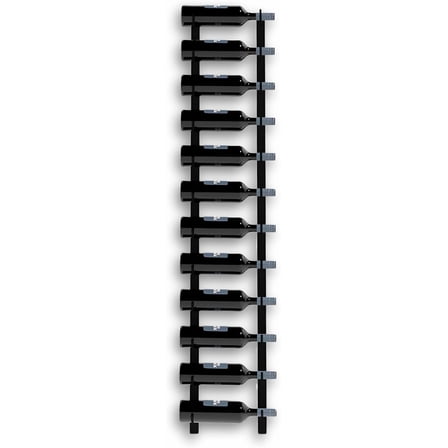 HOMLUX Wine Stack 12 Bottle Metal Wall Mounted Wine Rack