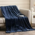HOMLYNS Electric Heated Blanket Twin Size with 112 hrs Timer AutoOff