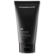 HOMMEFACE Daily Face Wash for Men, Gentle Cleanser for Deep Cleansing with Collagen, Witch Hazel & Cica Extracts, Vegan, 4.22 fl oz