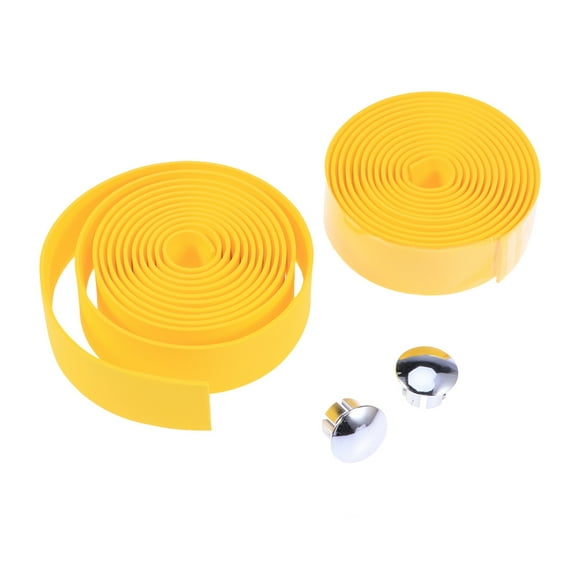 HOMOBABE 1 Pair Handlebar Wrap Sweat Absorption Natural Synthetic Material for Cyclists 11.4*1.2*0.2in