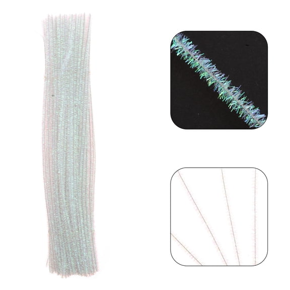 HOMOBABE 100Pcs Fuzzy Sticks Pipe Cleaners For Diy Art Projects And Holiday Crafts