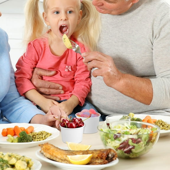 HOMOBABE 100Pcs Tasting Cups for Various Occasions 2.24X2.24X1.49in