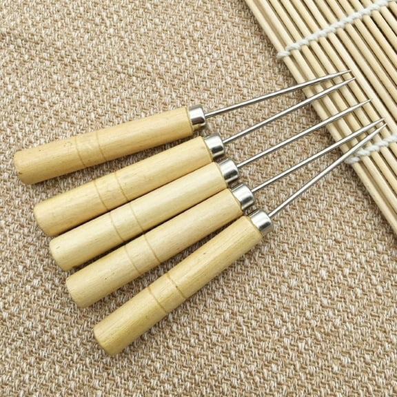 HOMOBABE 10-Piece Paper Craft Tool Set with Scriber Needle, Walnut Carving Tools, Portable and for Modeling