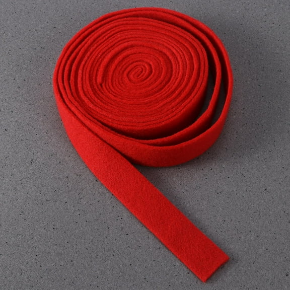 HOMOBABE Garden Decoration Wool Felt Ribbon Red Felt Ribbon For Christmas Celebration 1Pcs