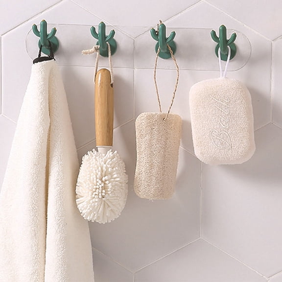 HOMOBABE Abs Cactus Wall Hook for Hanging Accessories Home Decor Organizer and Stylish