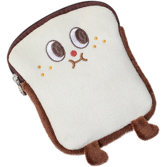 HOMOBABE Convenient Period Pouch Tampon Holder Plush 1Set 6.05X4.79X0.39in