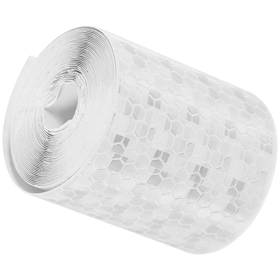 HOMOBABE 1Pcs Safety Warning Tapes for Boat Owners Enhances Visibility in Night Driving Silver PVC