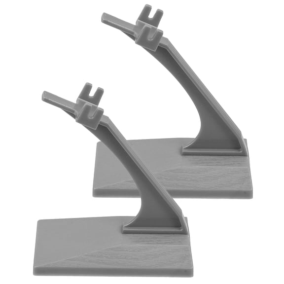 HOMOBABE Grey Plastic Airplane Decor Display Stand for Aircraft Models
