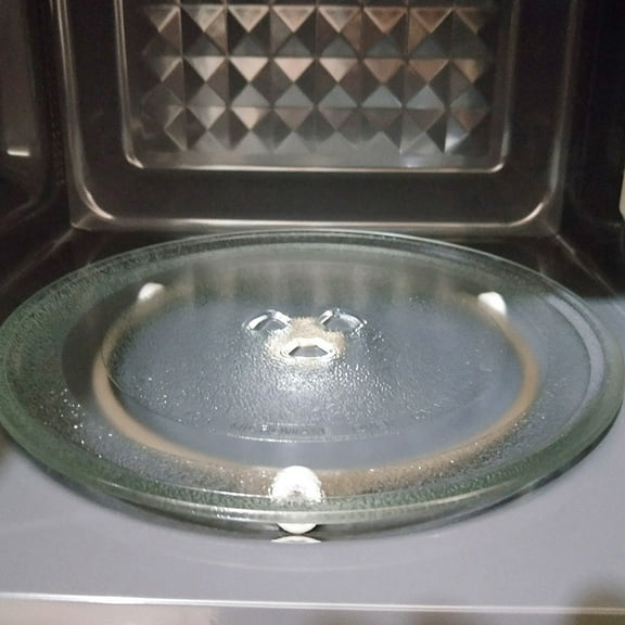 HOMOBABE 2Pcs Microwave Turntable for Even Heating Round PP 8.6x8.6in