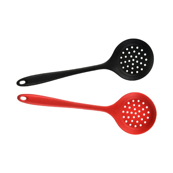 HOMOBABE 2Pcs Slotted Spoons for Cooking with Heat-Resistant and Nonstick Features