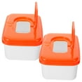 thumbnail image 1 of HOMOBABE 2Pcs Wipe Holder Reusable Refillable Plastic Wipes Container for Home Use 14.2*5.5*3.4in, 1 of 8