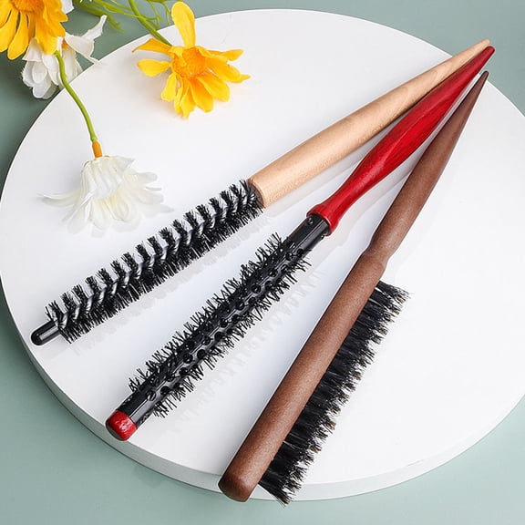 HOMOBABE 3Pcs Hair Styling Comb for Curly Hair with Roll Comb Shape and Durable Material