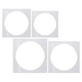 thumbnail image 1 of HOMOBABE 4Pcs Cake Baking Mold Set Acrylic Round Square for Home Bakers Kitchen Use, 1 of 8
