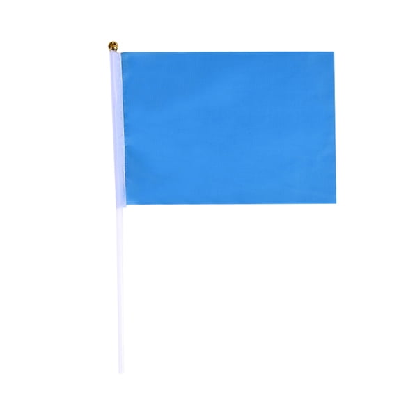HOMOBABE 50Pcs Solid Color Flag Small Blue for Event Flags
