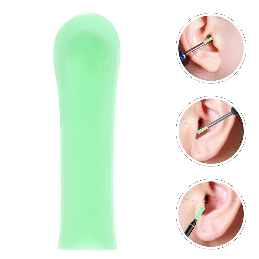 HOMOBABE 5Pcs Ear Wax Removal Tips Ear Spoon Tip Silicone 1.20X0.30X0 ...