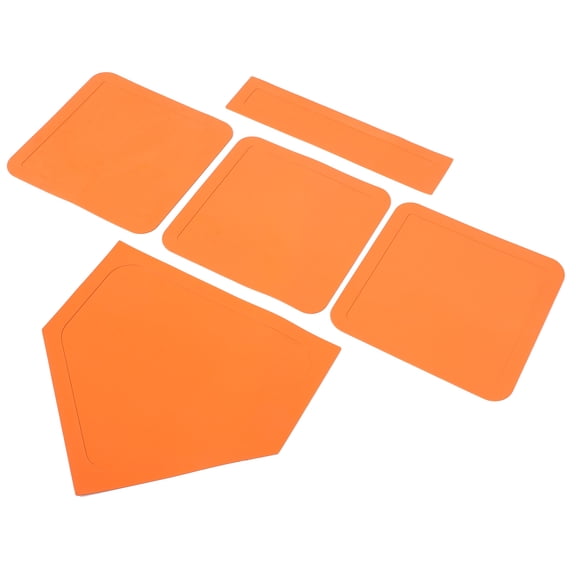 HOMOBABE 5Pcs Precise Placement Home Plate for Baseball and Softball Fields
