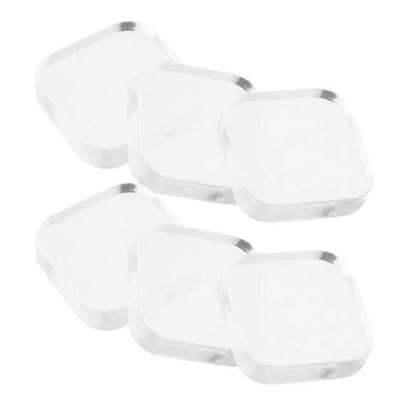 HOMOBABE 6Pcs Pu Door Bumpers Stop Wall Protector for Refrigerators and Door Handles Shock Absorption