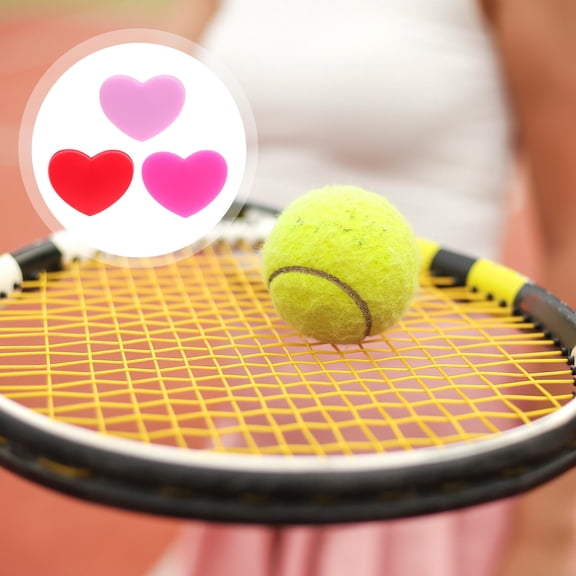 HOMOBABE 6Pcs Tennis Racket Dampener Silicone Shocking Absorber for Amateur Players