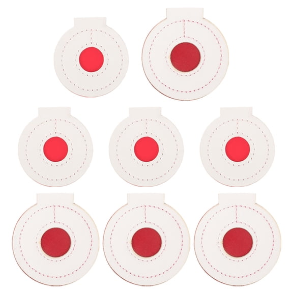 HOMOBABE 8Pcs Circular Microfiber Targets for Shooting Practice Indoor Training 7.0x7.0x0.3in
