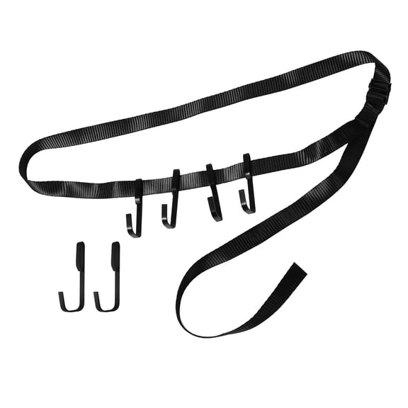 HOMOBABE Metal Hanger Strap Tree Stand for Hunting Gear and Outdoor Equipment Holder, 200x0.98x0.20in, 1 Set