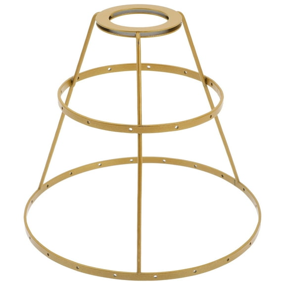 HOMOBABE Metal Lampshade Holder Conical Shape 1Set 7.1x6.3in For Desk Lamp Adults