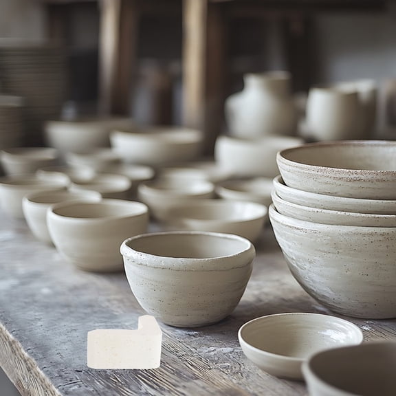 HOMOBABE Pottery Firing Support 1Set Kiln Pillar in White for Artists and Craftsmen 2.6x2.6x1.2in