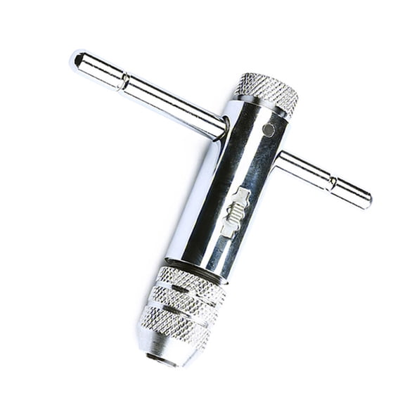 Homoyoyo Ratcheting T Handle Tapping Holder Tool , Metal Threading Hand Tool Set for Precision Work