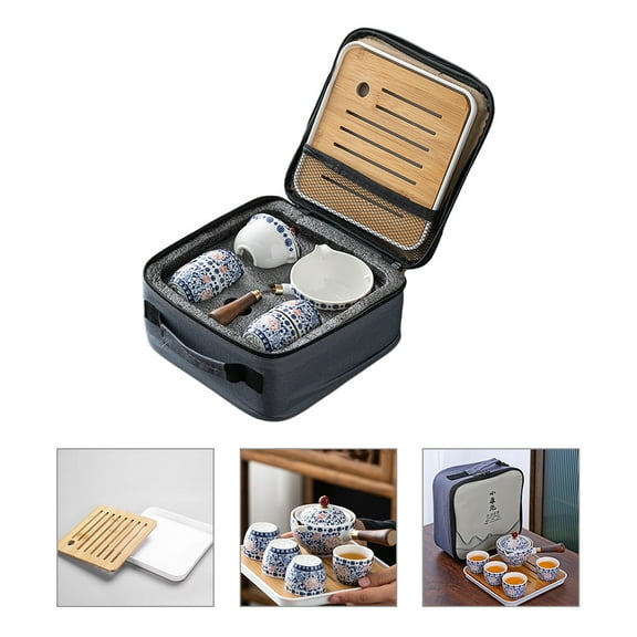 HOMOBABE Retro Ceramic Tea Set 1 Set With Automatic Tea Brewing Feature For Tea Lovers On The Go