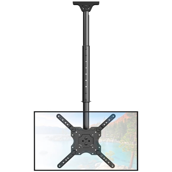 HOMOUNT Ceiling TV Mount for 26"-65" TVs, Full Motion 8 Height Adjustable TV Wall Mount Bracket, Swivel and Tilt, Max VESA 400x400mm, Holds up to 99 lbs