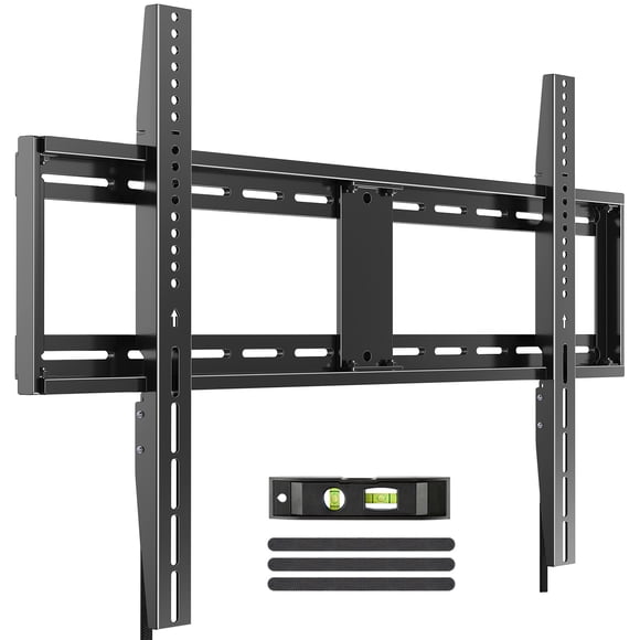 HOMOUNT Fixed TV Wall Mount for Most 50"-100" TVs, 1.3” Slim Low Profile TV Mount with Level Design, Heavy Duty Mount for Large TVs, Max VESA 800x600mm, up to 199 LBS