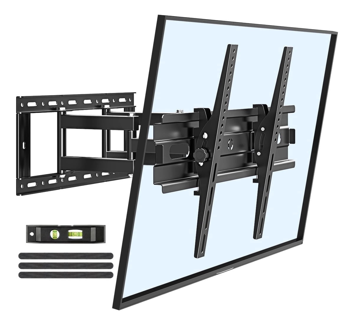 HOMOUNT Full Motion TV Wall Mount for Most 32-80 inch TVs, Wall Mount Bracket with Articulating Swivel and Tilt, Max VESA 600x400mm, Holds up to 132lbs