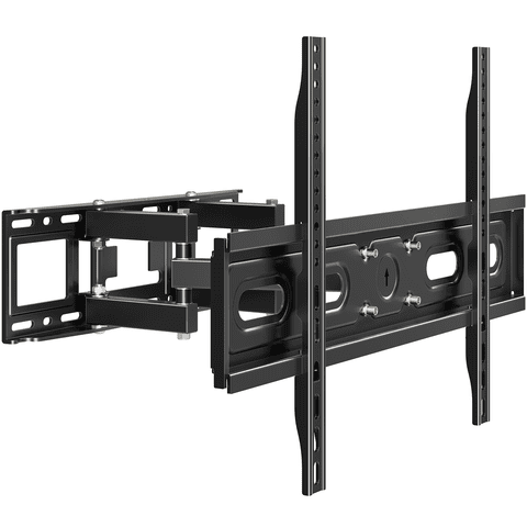 HOMOUNT Full Motion TV Wall Mount for 37-75 Inch TVs, Holds up to 99lbs, Wall Mount Bracket Max VESA 600x400mm, Fit 12" 16" Wood Stud