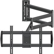 HOMOUNT Full Motion Long Arm TV Wall Mount for 42"-75" TVs, Corner TV Mount with 37.9" Extension Arm, TV Bracket with Articulating Swivel Tilt Single Stud, Max 