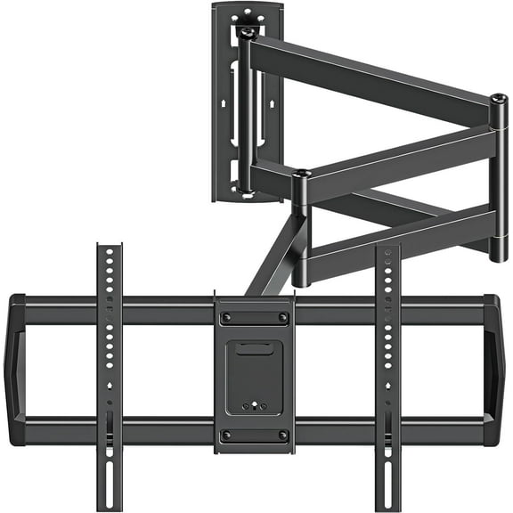 HOMOUNT Full Motion Long Arm TV Wall Mount for 42"-75" TVs, Corner TV Mount with 37.9" Extension Arm, TV Bracket with Articulating Swivel Tilt Single Stud, Max 600x400mm, Up to 99 lbs