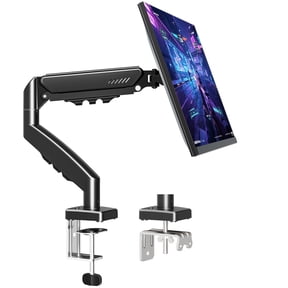 HOMOUNT Single Monitor Desk Mount for 13"-32" Screens, Computer Monitors Stand, Height Adjustable Monitor Mount, with Gas Spring Monitor Arm Fit 4.4-19.8 lbs
