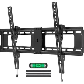 HOMOUNT TV Wall Mount for Most 37"-82" TVs, Tilting TV Mount Fits 16"-24Wood Stud, Low Profile Flat TV Bracket, Max VESA 600x400mm, Hold up to132 lbs