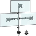 thumbnail image 1 of HOMOUNT Triple Monitor Stand, for 13-32 Inch Screens, Height Adjustable Monitor Desk Mount, Stacked Monitors Arm for 3 Monitors, up to 17.6lbs, 1 of 9