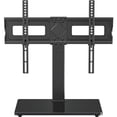 thumbnail image 1 of HOMOUNT Universal Table Top TV Stand for 37"-75" Flat Screen TVs, 9 Height Adjustable, Tilt, Swivel TV Base with Tempered Glass Base,TV Mount Hold up to 88lbs, 1 of 10